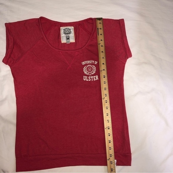 Epona Clothing London University of Ulster Graphic Top Size UK 14 EU 42 US M - Picture 7 of 9